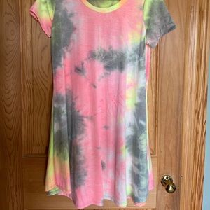 Acting Pro Tie dye Print Midi Dress Size L